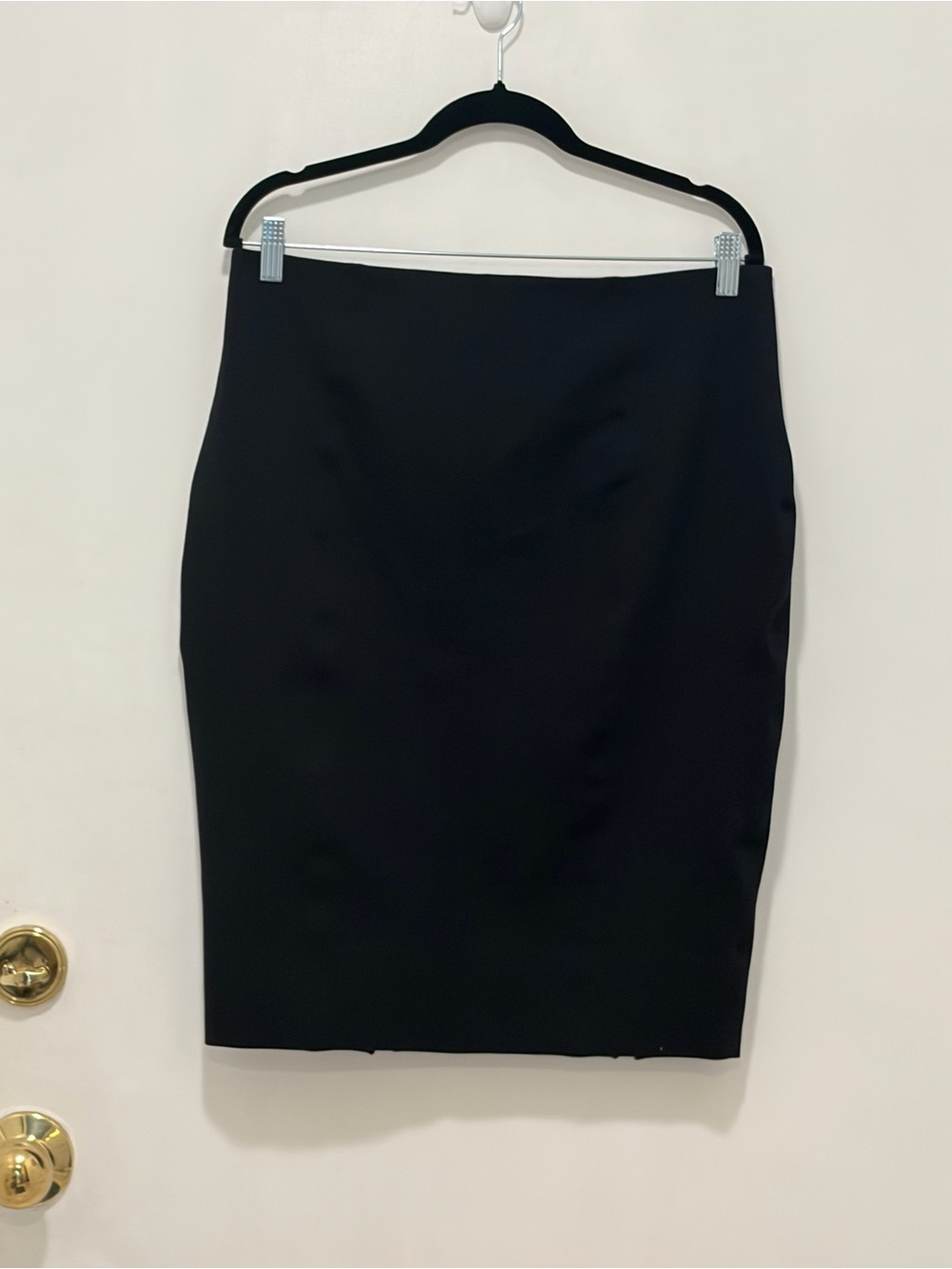 SPANX Black High-Waist Ponte Pencil Skirt. SiE XL
